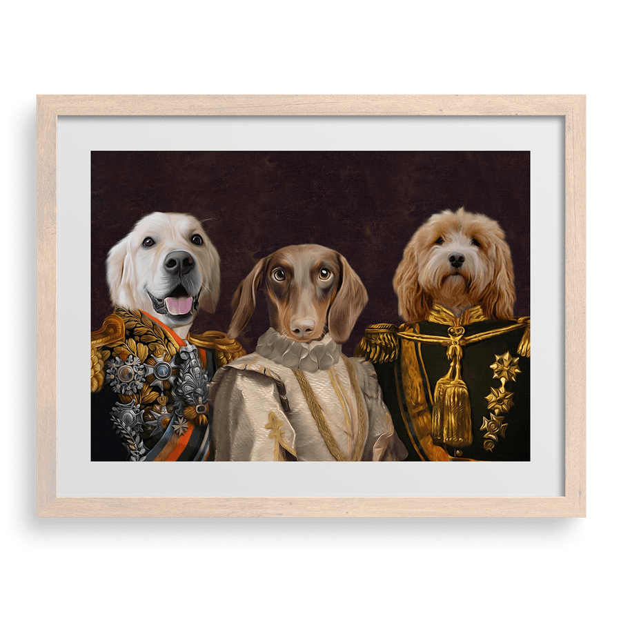 The Decorated Lords & Lady Custom Pet Portrait