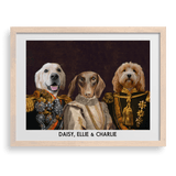 The Decorated Lords & Lady Custom Pet Portrait