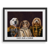The Decorated Lords & Lady Custom Pet Portrait