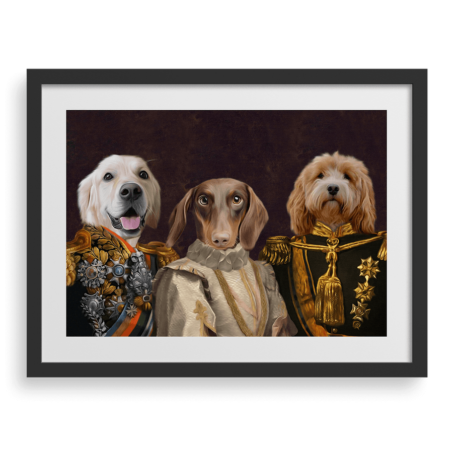 The Decorated Lords & Lady Custom Pet Portrait