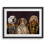 The Decorated Lords & Lady Custom Pet Portrait