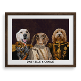 The Decorated Lords & Lady Custom Pet Portrait