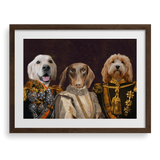 The Decorated Lords & Lady Custom Pet Portrait