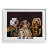 The Decorated Lords & Lady Custom Pet Portrait