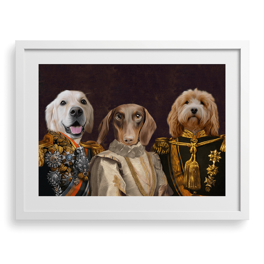 The Decorated Lords & Lady Custom Pet Portrait