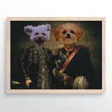 The Majestic Duo Custom Pet Portrait