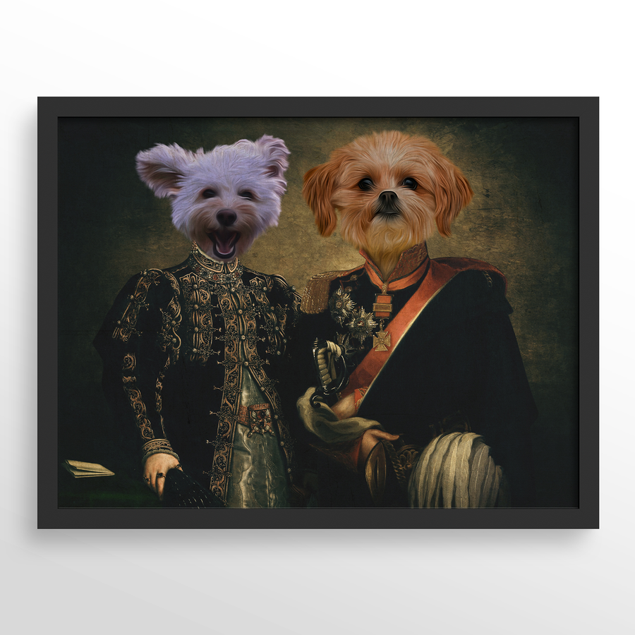 The Majestic Duo Custom Pet Portrait