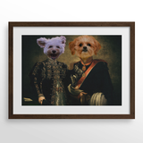 The Majestic Duo Custom Pet Portrait