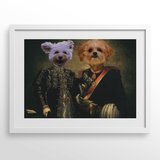 The Majestic Duo Custom Pet Portrait