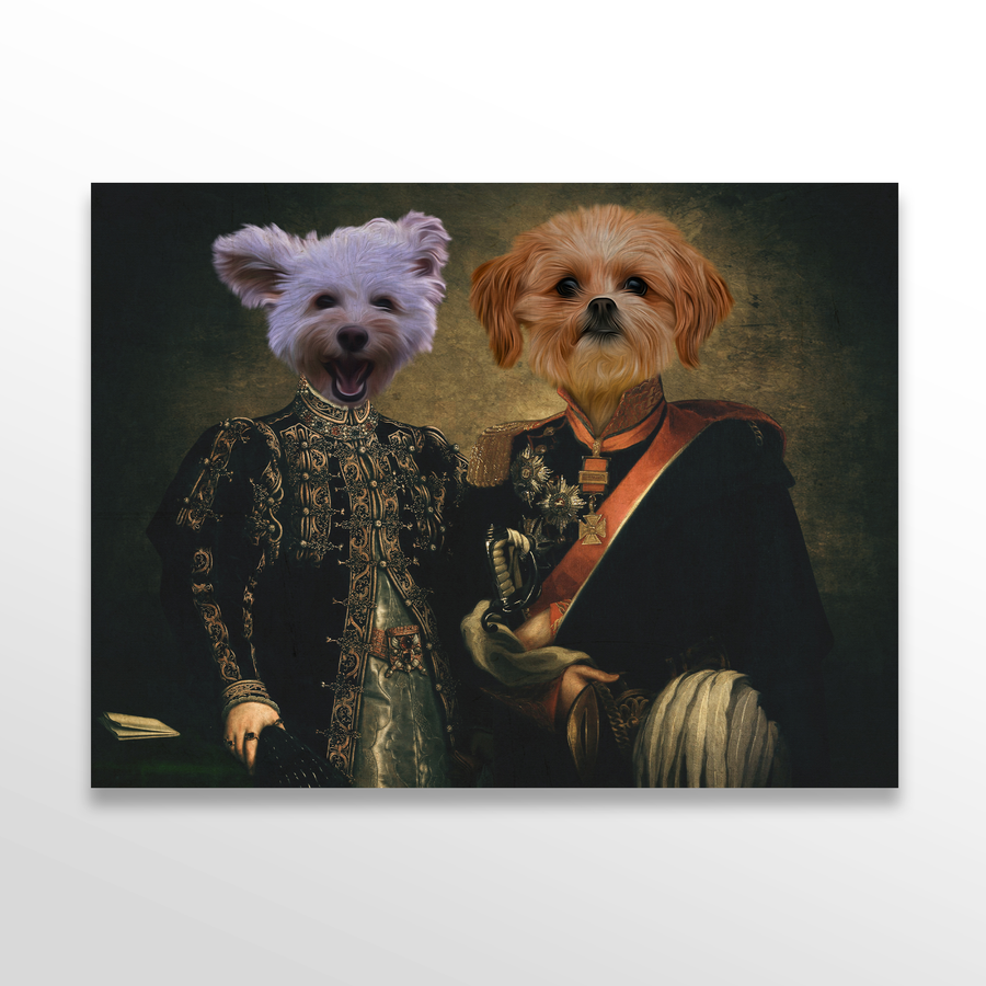 The Majestic Duo Custom Pet Portrait