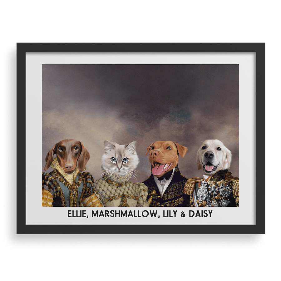 The Royal Court Custom Pet Portrait