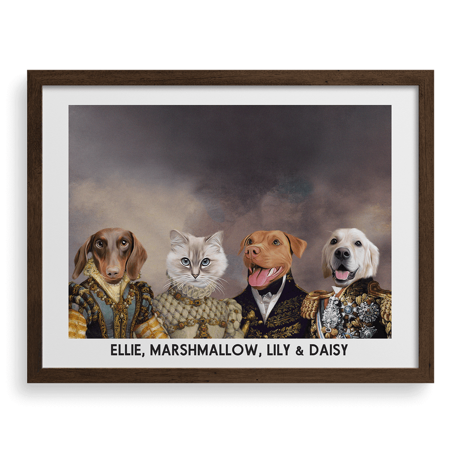 The Royal Court Custom Pet Portrait
