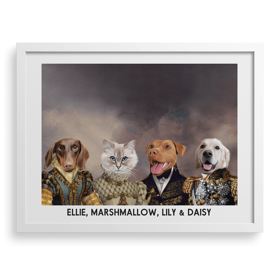 The Royal Court Custom Pet Portrait