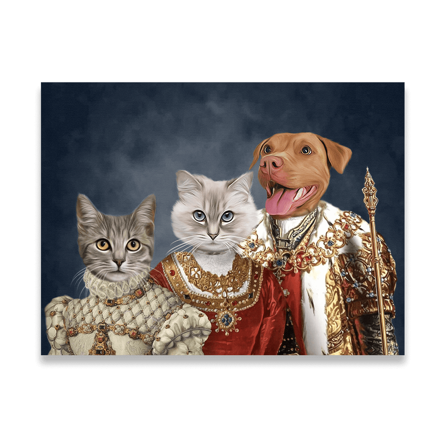 The Royal Family Custom Pet Portrait