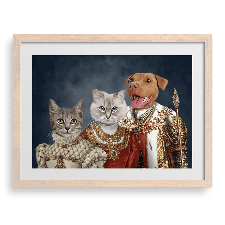 The Royal Family Custom Pet Portrait