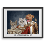The Royal Family Custom Pet Portrait