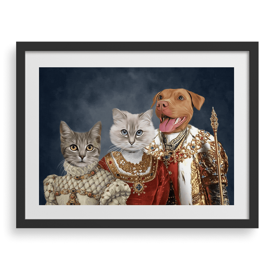 The Royal Family Custom Pet Portrait