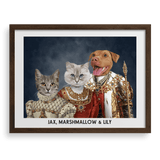 The Royal Family Custom Pet Portrait