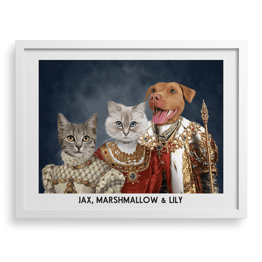 The Royal Family Custom Pet Portrait