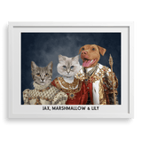 The Royal Family Custom Pet Portrait