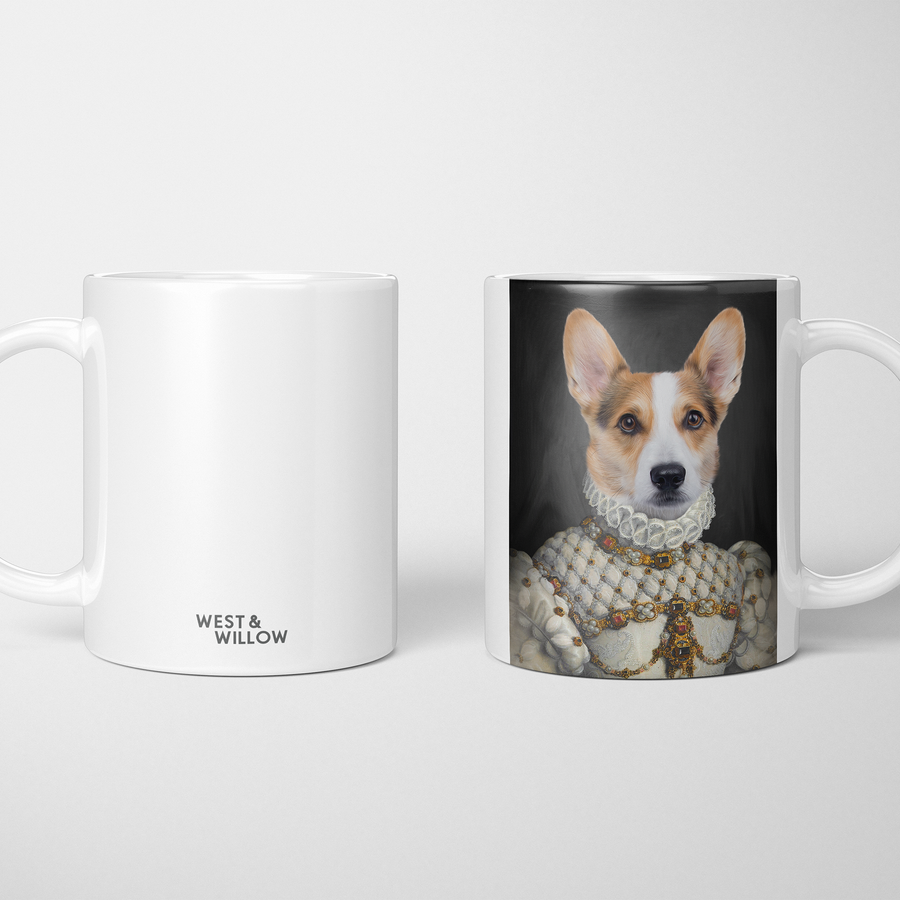 Proper Lady Royal Custom Pet Portrait Mug