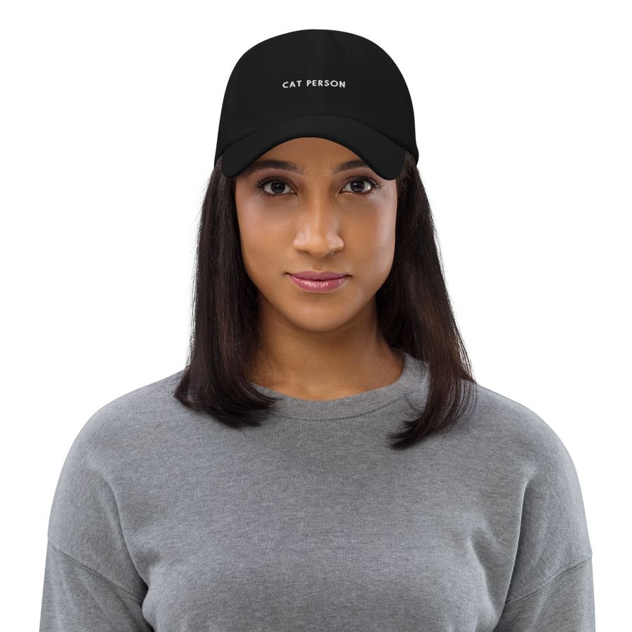 Cat Person Dad Hat