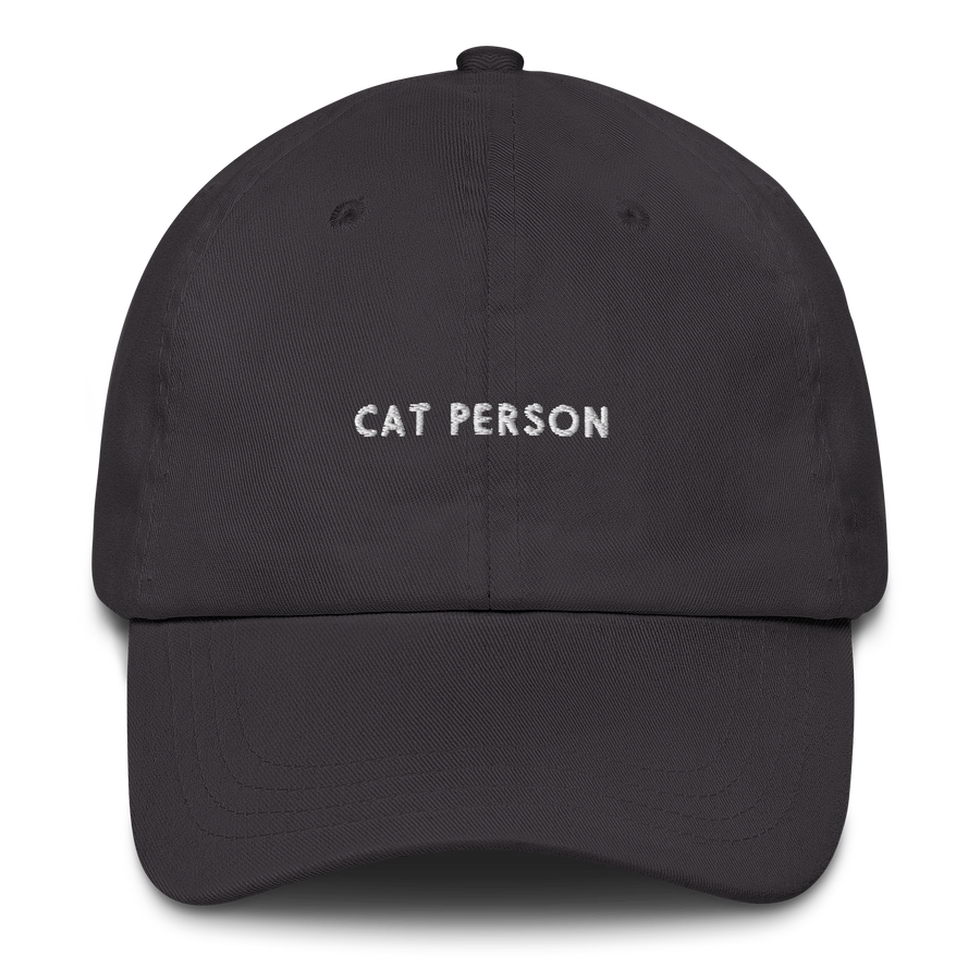 Cat Person Dad Hat