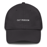 Cat Person Dad Hat