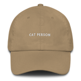 Cat Person Dad Hat