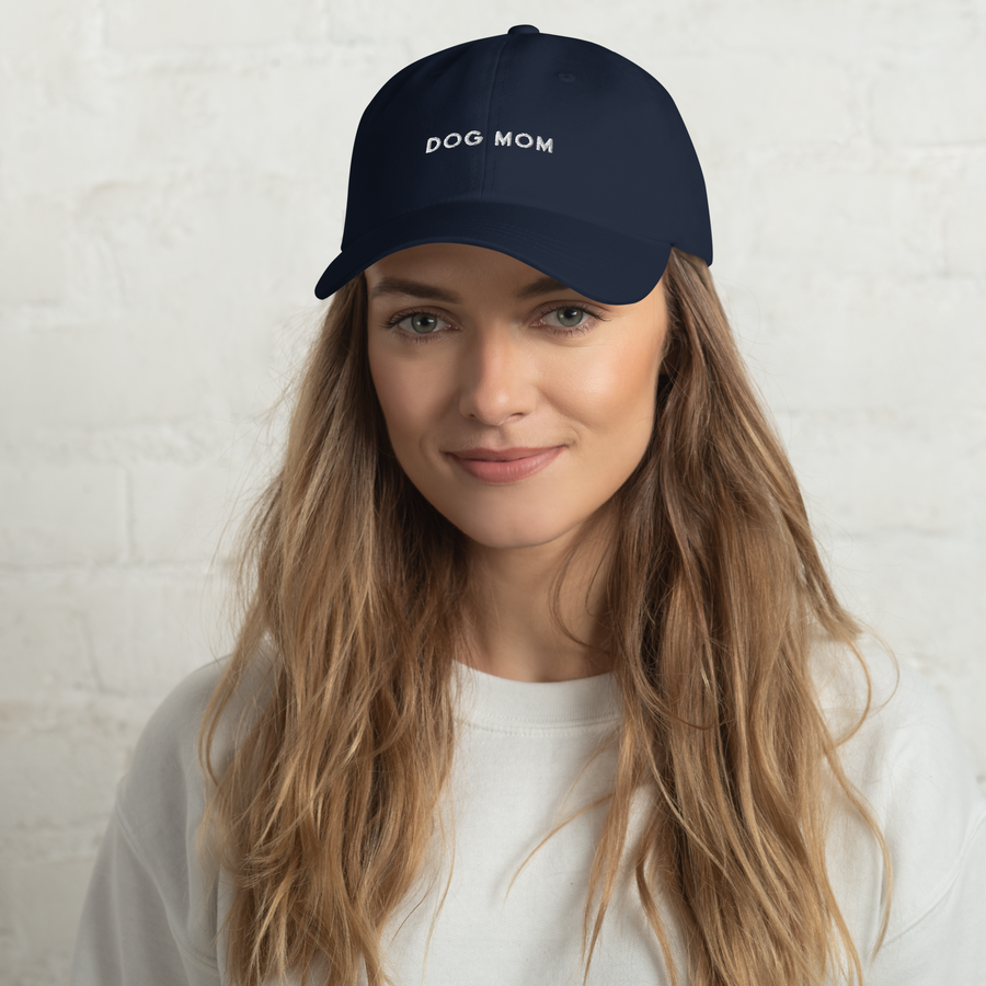 Dog Mom Embroidered Dad Hat