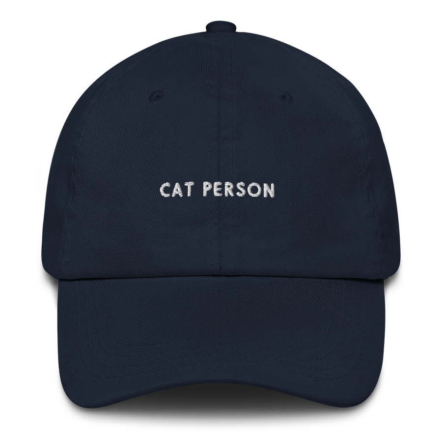 Cat Person Dad Hat