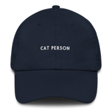 Cat Person Dad Hat