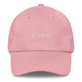 Cat Person Dad Hat