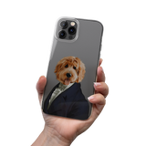 Dignified Gentleman Pet Portrait Phone Cases