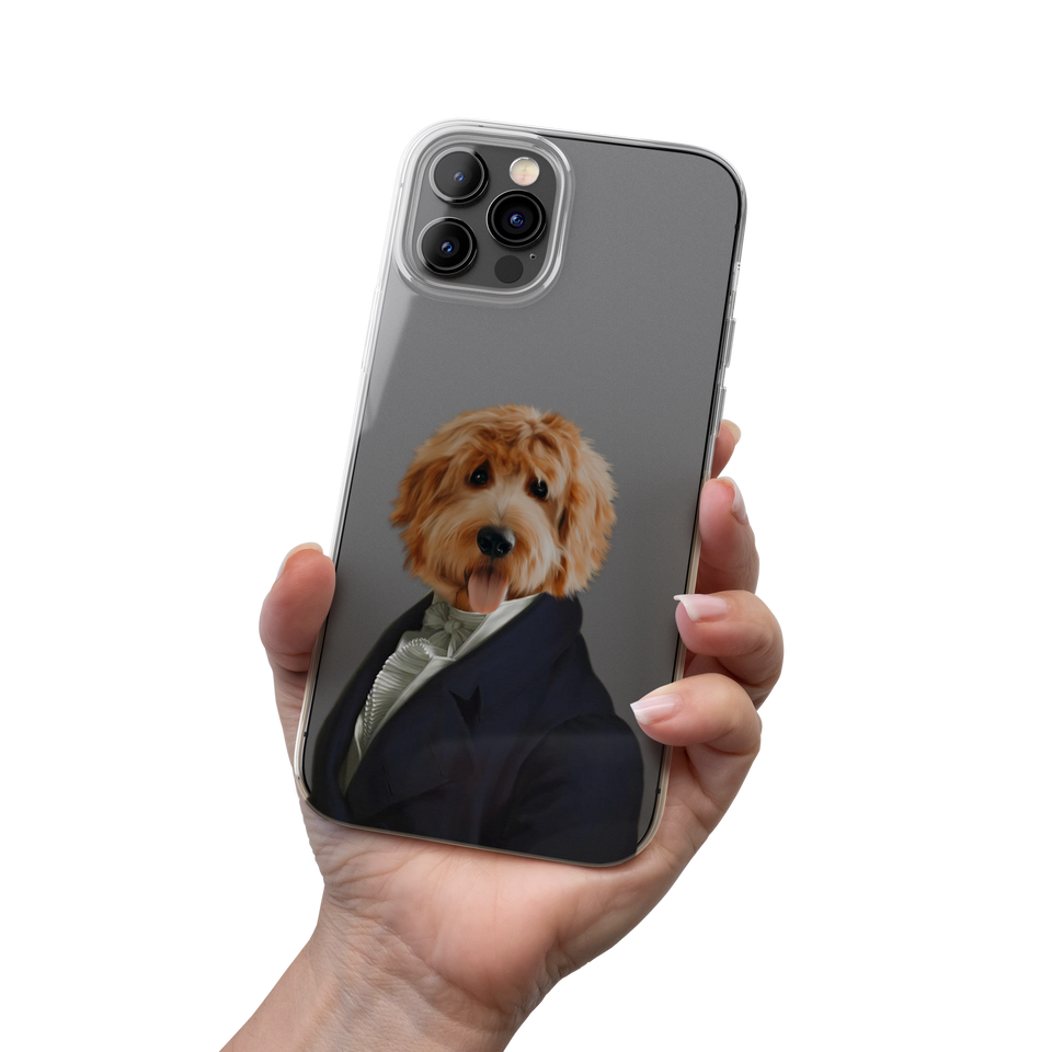 Dignified Gentleman Pet Portrait Phone Cases