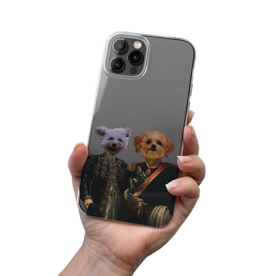 Majestic Duo Pet Portrait Phone Cases