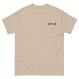 Cat Dad Embroidered T-Shirt