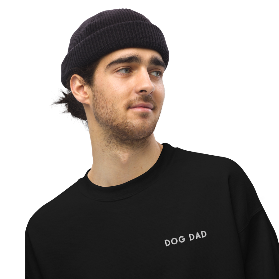 Dog Dad Embroidered Pet Crewneck