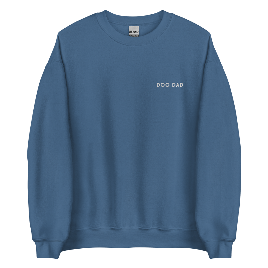 Dog Dad Embroidered Pet Crewneck