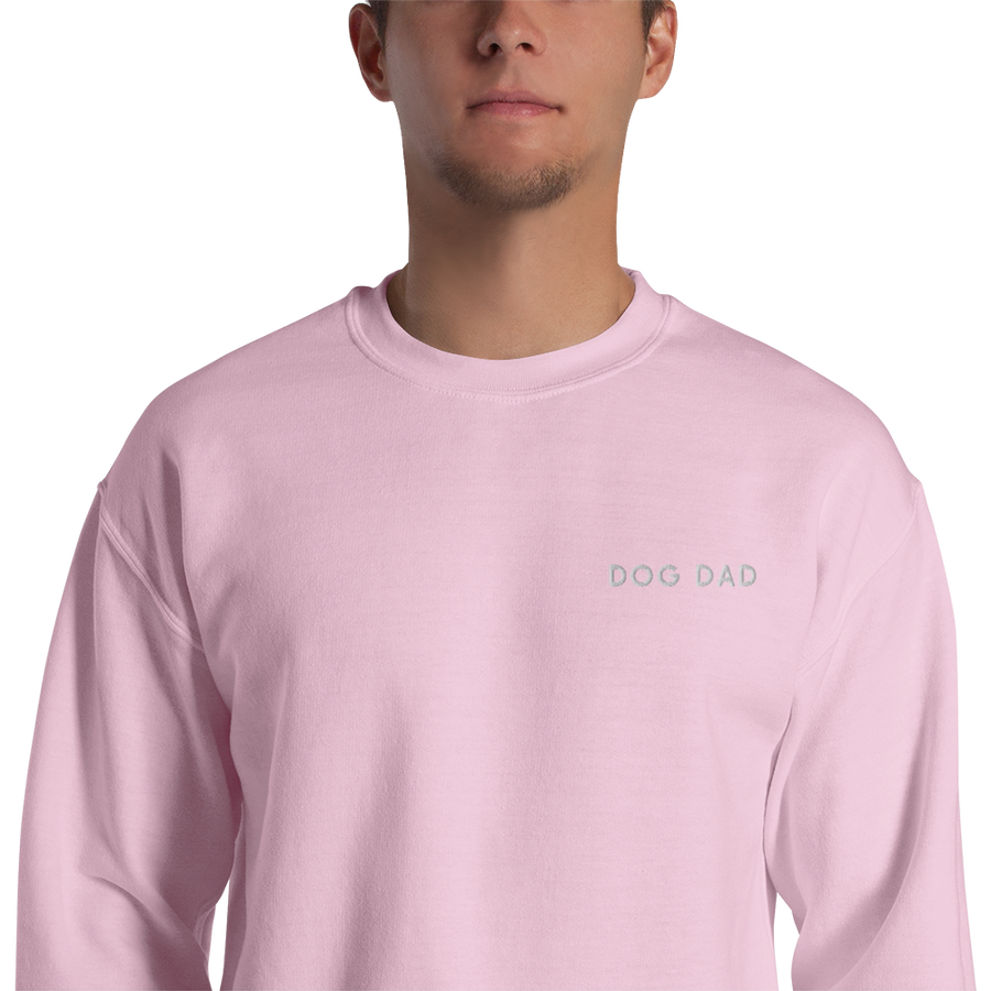 Dog Dad Embroidered Pet Crewneck