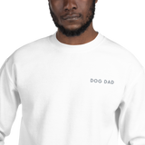 Dog Dad Embroidered Pet Crewneck