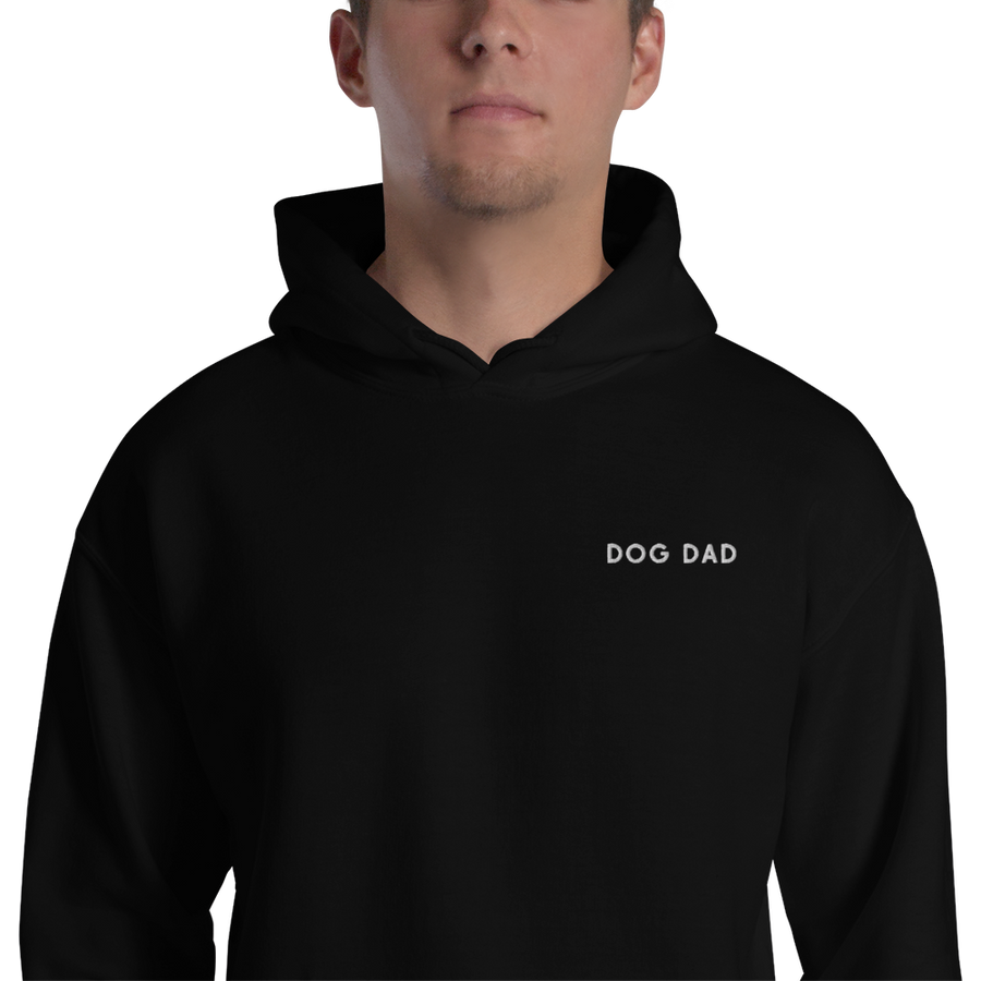 Dog Dad Embroidered Hoodie