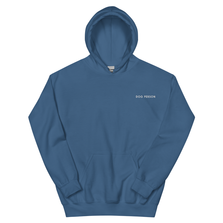 Dog Person Embroidered Hoodie