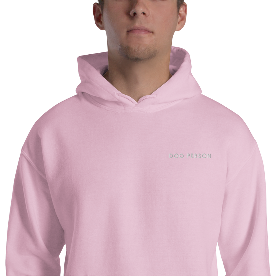 Dog Person Embroidered Hoodie