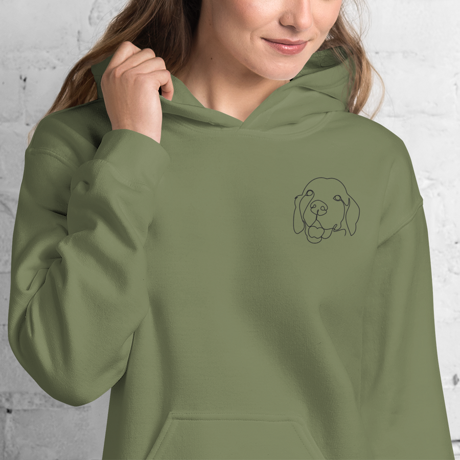 Custom Embroidered Pet Hoodie