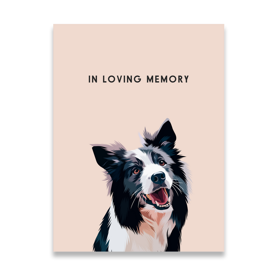 Custom Memorial Pet Portrait