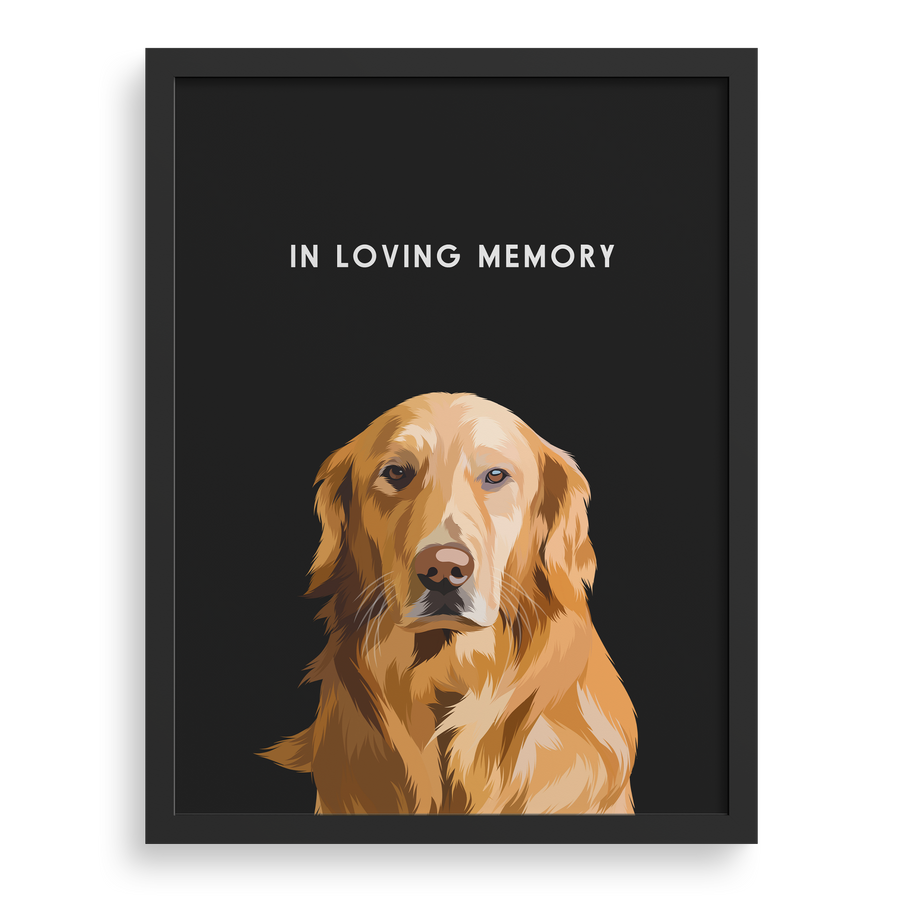 Custom Memorial Pet Portrait