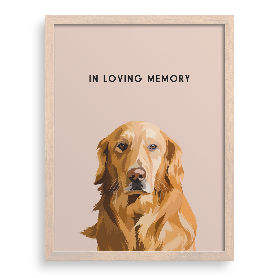 Custom Memorial Pet Portrait