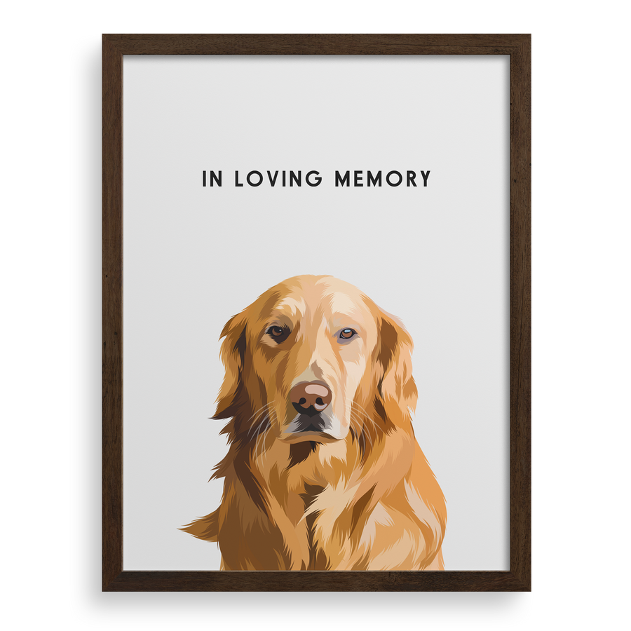 Custom Memorial Pet Portrait