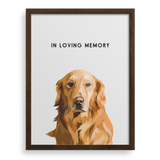 Custom Memorial Pet Portrait